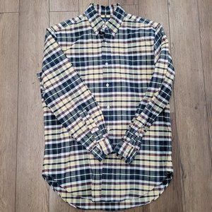 Vintage Ralph Lauren Polo Button Up Sz 15.5 (32-33) Men Multi Color Plaid